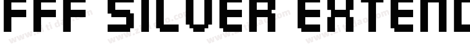 FFF Silver Extended字体转换